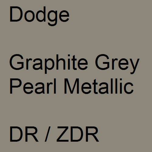 Dodge, Graphite Grey Pearl Metallic, DR / ZDR.